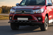 Toyota Hilux 2015– Frontbåge ST015 Black (rostfritt stål) foto 2