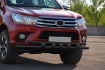 Toyota Hilux 2015– Frontbåge ST015 Black (rostfritt stål) foto 3