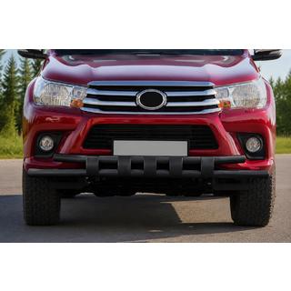 Frontbåge ST015 Black (rostfritt stål) Toyota Hilux 2015– foto 1