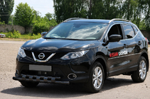 Nissan Qashqai 2014–2021 Frontbåge ST015 Black (rostfritt stål) foto 2
