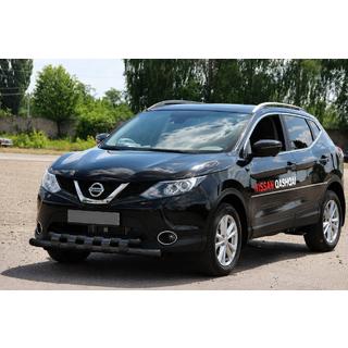 Frontbåge ST015 Black (rostfritt stål) Nissan Qashqai 2014–2021 foto 2