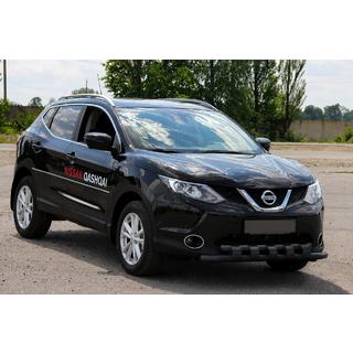 Frontbåge ST015 Black (rostfritt stål) Nissan Qashqai 2014–2021 foto 3