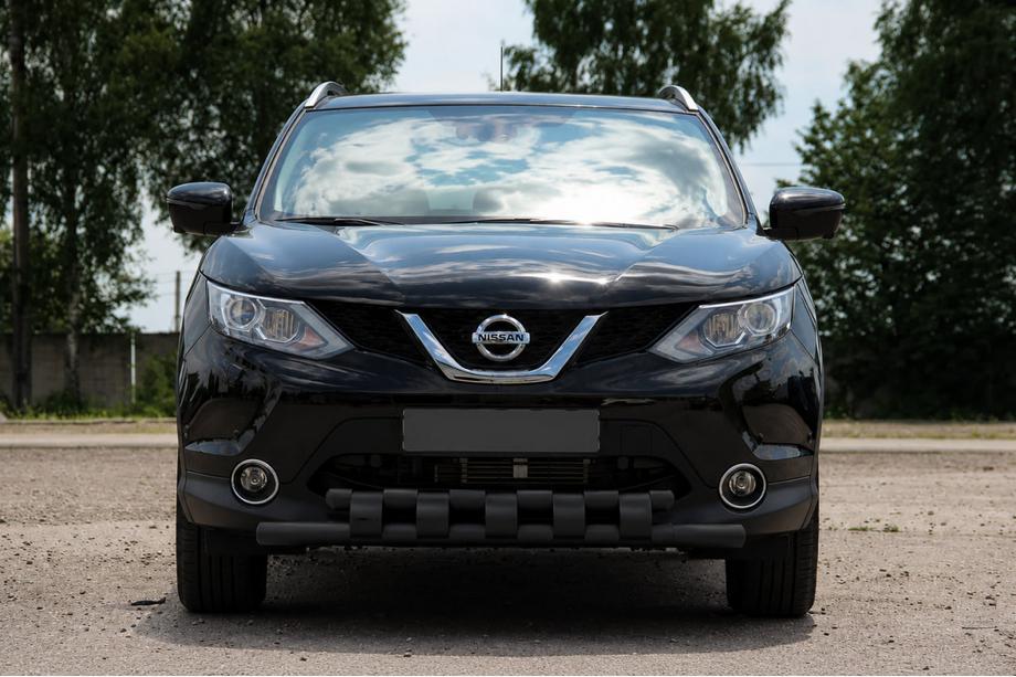 Nissan Qashqai 2014–2021 Frontbåge ST015 Black (rostfritt stål) Image