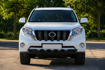 Toyota Land Cruiser Prado 150 2009–2023 Frontbåge ST015 Black (rostfritt stål) foto 1