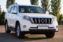 Toyota Land Cruiser Prado 150 2009–2023 Frontbåge ST015 Black (rostfritt stål) foto 3