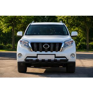 Frontbåge ST015 Black (rostfritt stål) Toyota Land Cruiser Prado 150 2009–2023 foto 1