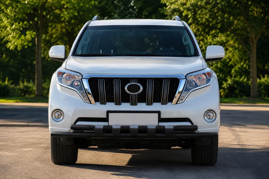 Toyota Land Cruiser Prado 150 2009–2023 Frontbåge ST015 Black (rostfritt stål) Image