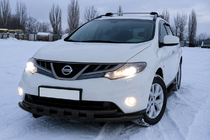Nissan Murano 2008–2014 Frontbåge ST015 Black (rostfritt stål) foto 3