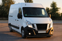Renault Master 2011–2023 Frontbåge ST016 Black (rostfritt stål) foto 1