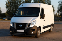 Renault Master 2011–2023 Frontbåge ST016 Black (rostfritt stål) foto 3