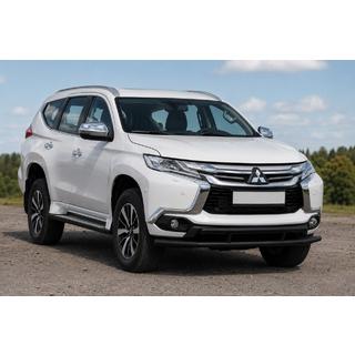 Frontskydd ST016 Black (rostfritt stål) Mitsubishi Pajero Sport 2015– foto 1