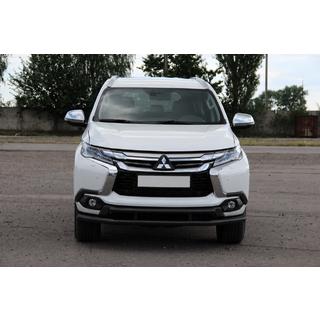 Frontskydd ST016 Black (rostfritt stål) Mitsubishi Pajero Sport 2015– foto 3