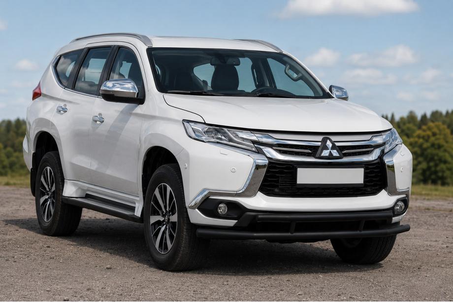 Mitsubishi Pajero Sport 2015– Frontskydd ST016 Black (rostfritt stål) Image