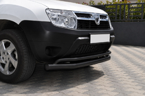 Renault Duster 2008–2017 Frontbåge ST017 Black (rostfritt stål) foto 2