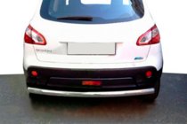Nissan Qashqai 2010–2014 Rak bakre skyddsbåge (rostfritt stål) foto 2