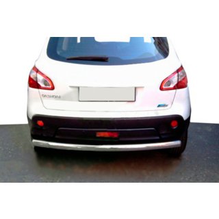 Rak bakre skyddsbåge (rostfritt stål) Nissan Qashqai 2010–2014 foto 2