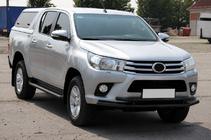 Toyota Hilux 2015– Frontskydd ST018 Black (rostfritt stål) foto 3