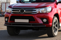Toyota Hilux 2015– Frontskydd ST018 Black (rostfritt stål) foto 4