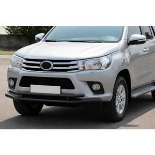 Frontskydd ST018 Black (rostfritt stål) Toyota Hilux 2015– foto 1