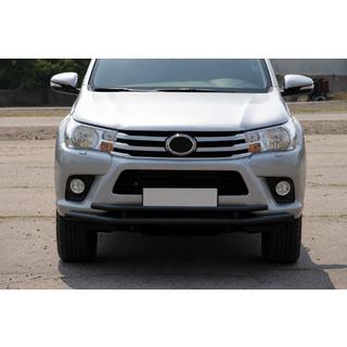 Frontskydd ST018 Black (rostfritt stål) Toyota Hilux 2015– foto 2