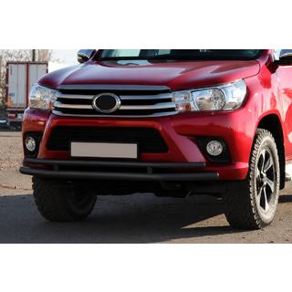 Frontskydd ST018 Black (rostfritt stål) Toyota Hilux 2015– foto 4
