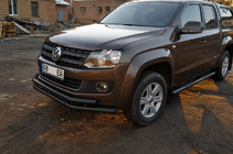 Volkswagen Amarok 2010–2022 Frontbåge ST018-2 Black (rostfritt stål) foto 2