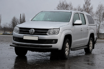 Volkswagen Amarok 2010–2022 Frontbåge ST018-2 Black (rostfritt stål) foto 4