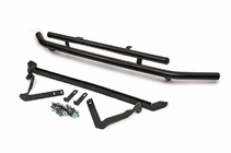 Volkswagen Caddy 2010–2015 Främre dubbel bullbar 60/48 mm svart (rostfritt) foto 2