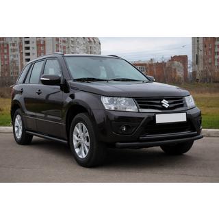 Främre dubbelbåge 60/42 mm svart (rostfritt stål) Suzuki Grand Vitara 2005–2017 foto 3
