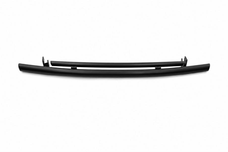 Volkswagen T6 2015–2024 Främre dubbelt frontskydd ST011 Black (rostfritt stål) Foto 2
