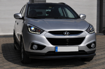 Hyundai IX-35 2010–2015 Frontbåge ST008 Black (rostfritt stål) foto 4