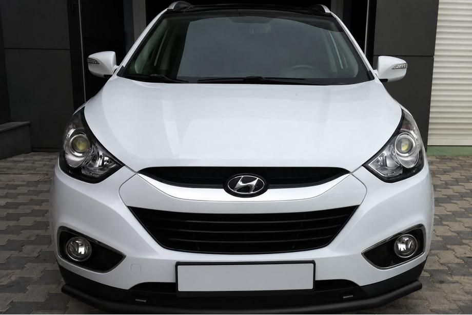 Hyundai IX-35 2010–2015 Frontbåge ST008 Black (rostfritt stål) Image