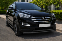 Hyundai Santa Fe 3 2012–2018 Frontbåge ST014 Black (rostfri) foto 1