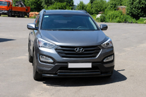Hyundai Santa Fe 3 2012–2018 Frontbåge ST014 Black (rostfri) foto 3