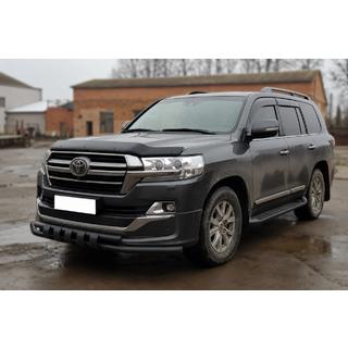 Frontbåge ST015 Black (2015+, rostfritt stål) Toyota Land Cruiser 200 2007–2021 foto 3