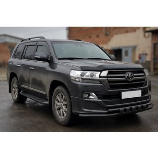Frontbåge ST015 Black (2015+, rostfritt stål) Toyota Land Cruiser 200 2007–2021 foto 2