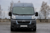 Fiat Ducato 2006–2025 Frontbåge ST015 Black (rostfritt stål) foto 1
