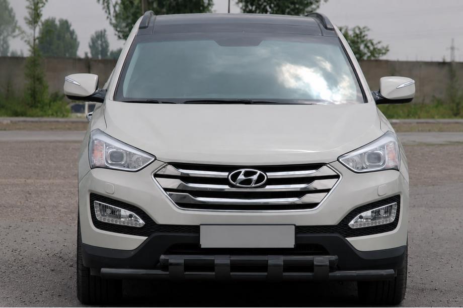 Hyundai Santa Fe 3 2012–2018 Frontbåge ST015 Black (rostfritt stål) Image