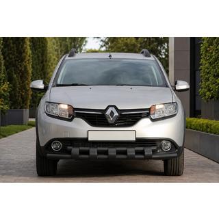 Frontbåge ST015 Black (rostfritt stål) Dacia Sandero 2013–2020 foto 2