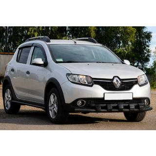 Frontbåge ST015 Black (rostfritt stål) Dacia Sandero 2013–2020 foto 3