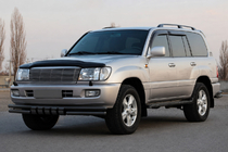 Toyota Land Cruiser 100 1998–2007 Frontbåge ST015 Black (rostfritt stål) foto 2