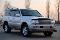 Toyota Land Cruiser 100 1998–2007 Frontbåge ST015 Black (rostfritt stål) foto 3