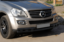 Mercedes GL class X164 2006–2012 Frontbåge ST015 Black (rostfritt stål) foto 3