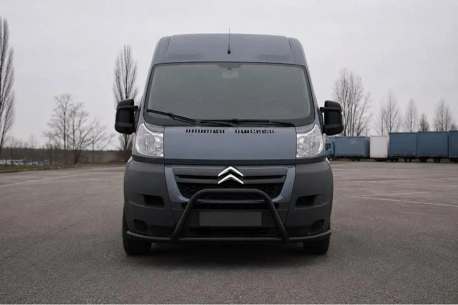 Peugeot Boxer 2006–2025 Frontbåge ST019 Black (rostfritt stål) Image