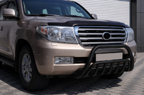 Toyota Land Cruiser 200 2007–2021 Frontbåge WT002 Black (rostfritt stål) foto 2