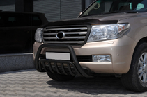 Toyota Land Cruiser 200 2007–2021 Frontbåge WT002 Black (rostfritt stål) foto 3