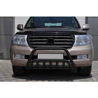 Frontbåge WT002 Black (rostfritt stål) Toyota Land Cruiser 200 2007–2021 foto 1