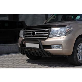 Frontbåge WT002 Black (rostfritt stål) Toyota Land Cruiser 200 2007–2021 foto 3