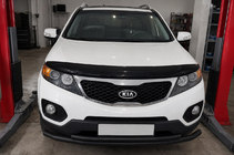 Kia Sorento II XM 2009–2014 Nedre frontbåge Black (rostfritt stål) foto 1