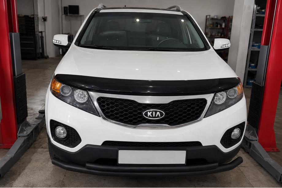 Kia Sorento II XM 2009–2014 Nedre frontbåge Black (rostfritt stål) Image
